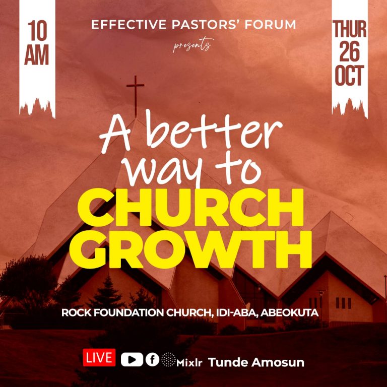 A Better Way to Church Growth 26th Oct 2023