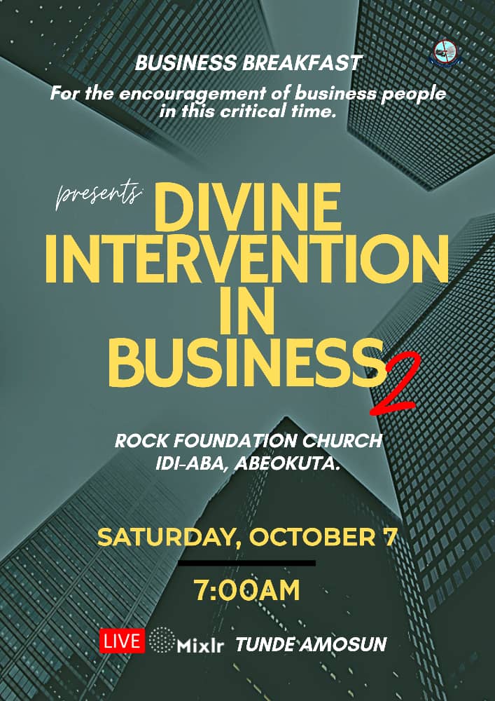 Divine Intervention in Business 2 7th Oct 2023